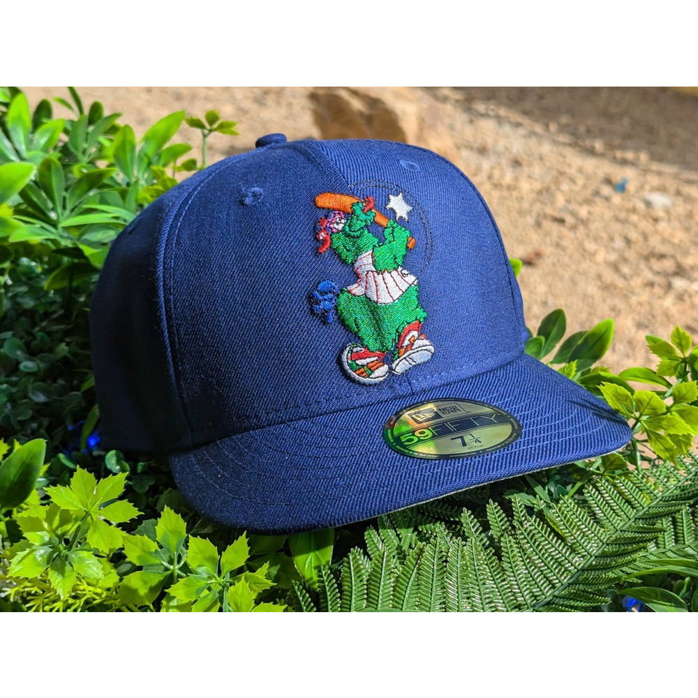 New Era Fitted 59fifty Philadelphia Phillies Phanatic Bat Blue 7 1/4 wool